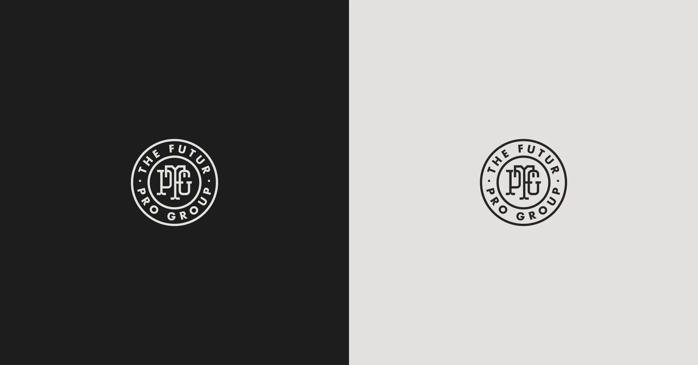 The Futur Pro membership logo mark on a dark and light background