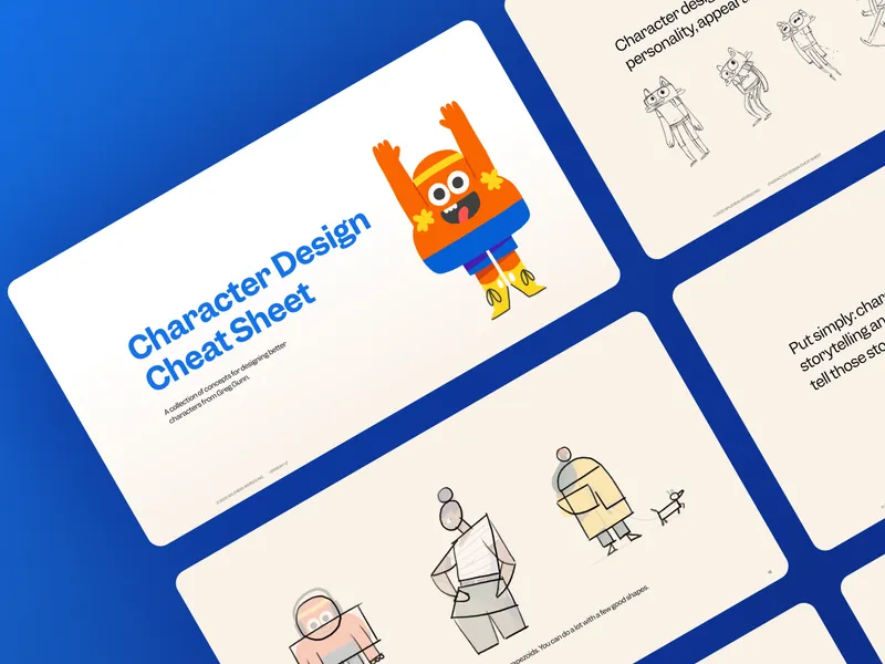 Character Design Cheat Sheet poster preview